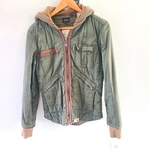 G-Star Green Jacket with Brown Accents